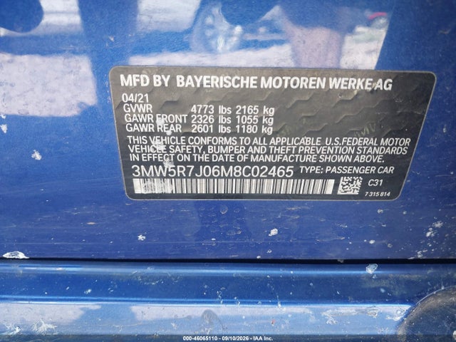 2021 BMW 330I XDRIVE 9