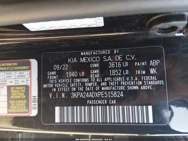 2023 KIA RIO S 9
