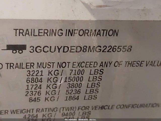 2021 CHEVROLET SILVERADO 1500 4WD SHORT BED LT 9