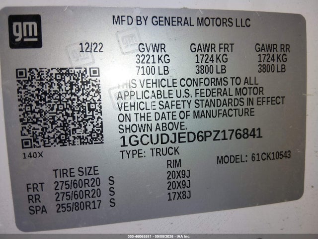 2023 CHEVROLET SILVERADO 1500 9