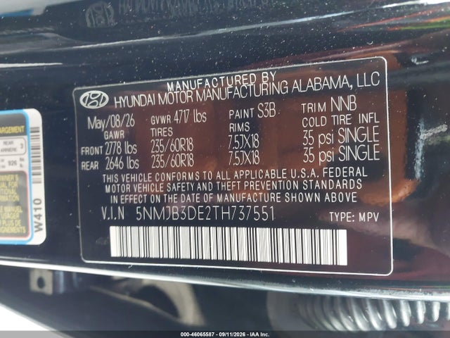 2026 HYUNDAI TUCSON SEL 9