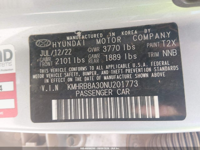 2022 HYUNDAI VENUE SE 9