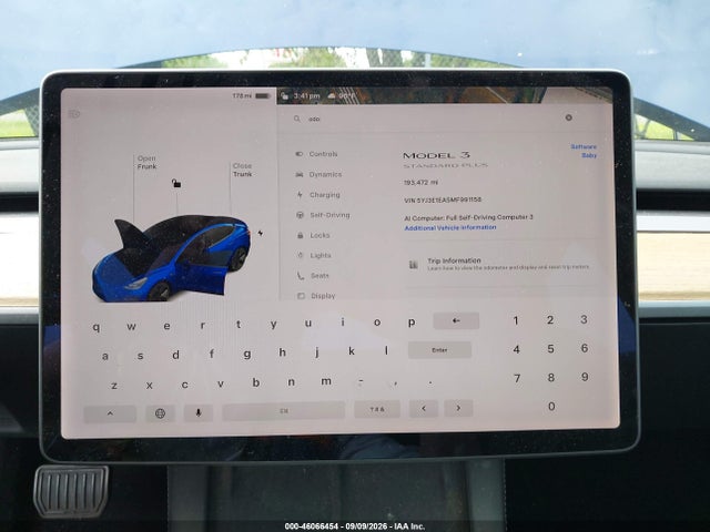 2021 TESLA MODEL 3 STANDARD RANGE PLUS REAR-WHEEL DRIVE 7