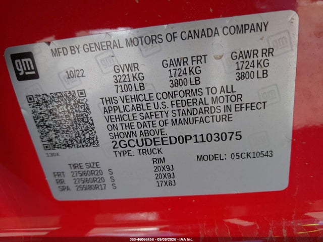 2023 CHEVROLET SILVERADO K1500 RST 9
