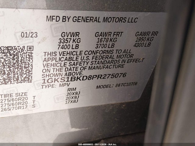 2023 GMC YUKON 2WD SLT 9