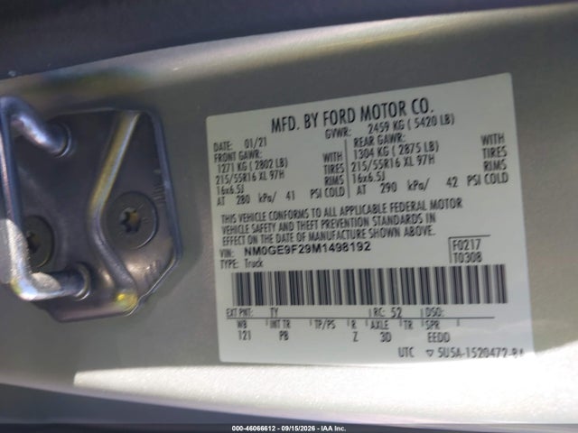 2021 FORD TRANSIT CONNECT XLT PASSENGER 9