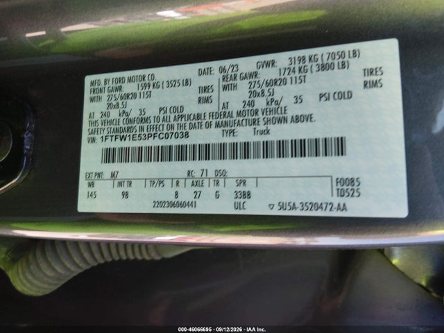 2023 FORD F-150 PLATINUM 9