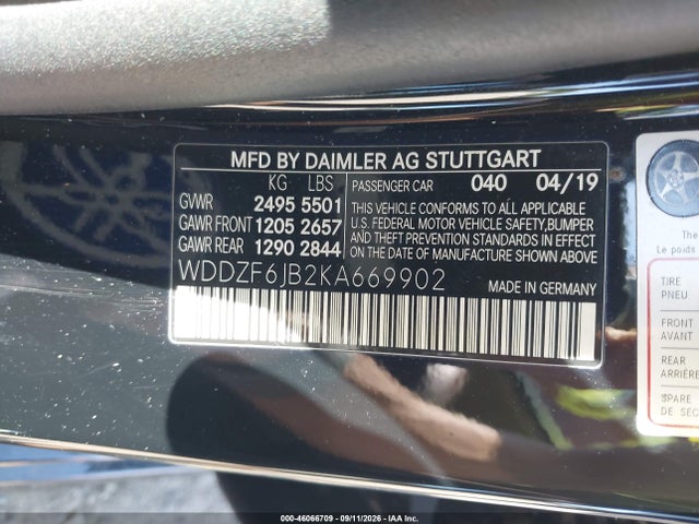 2019 MERCEDES-BENZ E 450 4MATIC 9