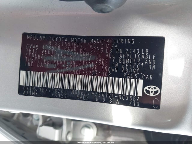 2025 TOYOTA COROLLA SE 9