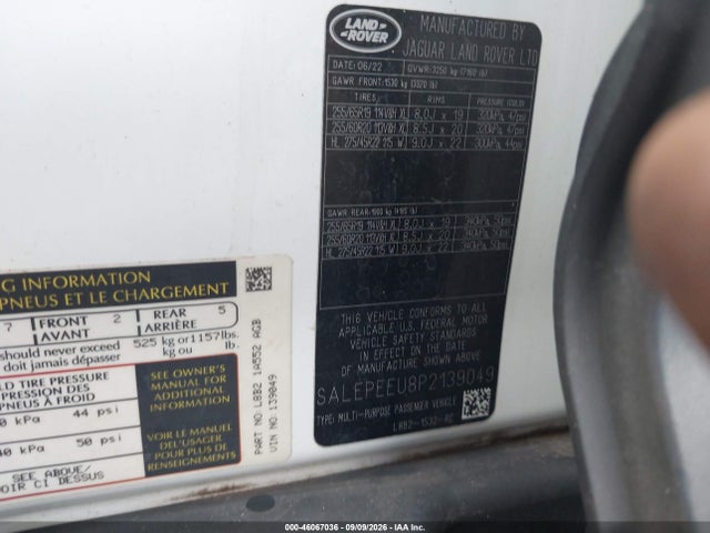 2023 LAND ROVER DEFENDER 110 SE 9