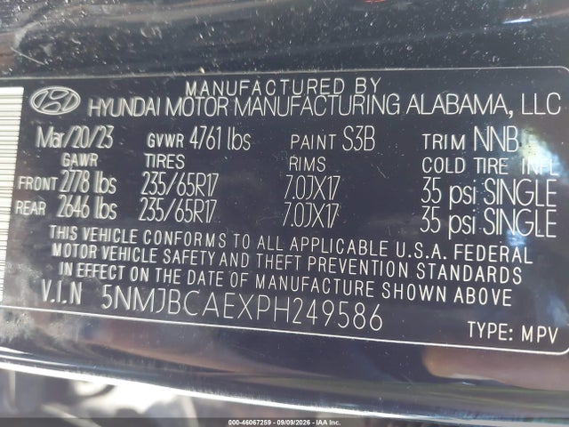2023 HYUNDAI TUCSON SEL 9