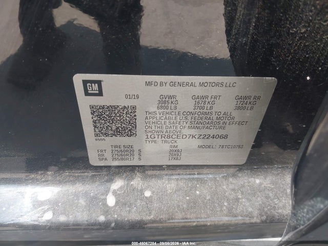 2019 GMC SIERRA 1500 ELEVATION 9