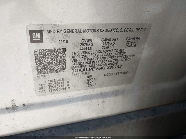 2019 GMC TERRAIN SLT 9