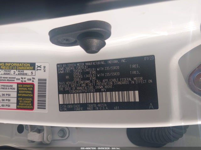 2023 TOYOTA HIGHLANDER XSE 9