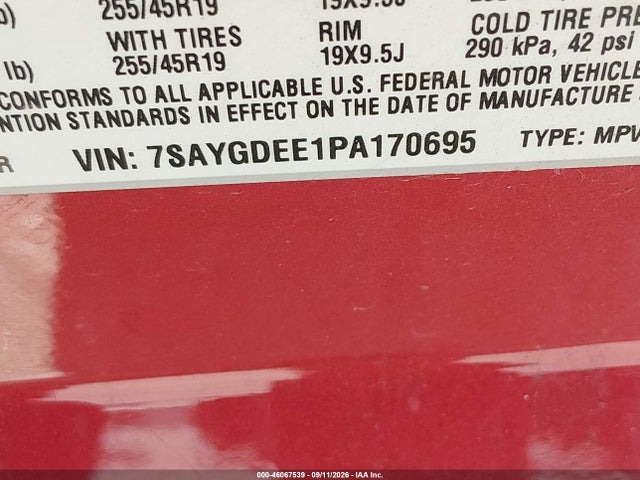 2023 TESLA MODEL Y AWD/LONG RANGE DUAL MOTOR ALL-WHEEL DRIVE 9
