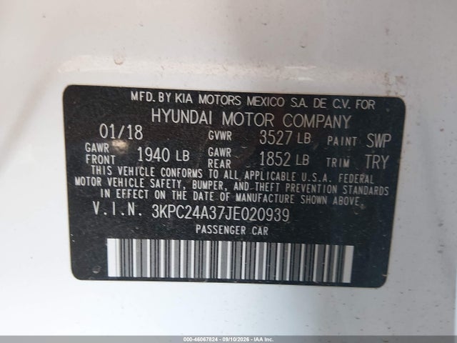 2018 HYUNDAI ACCENT SEL 9
