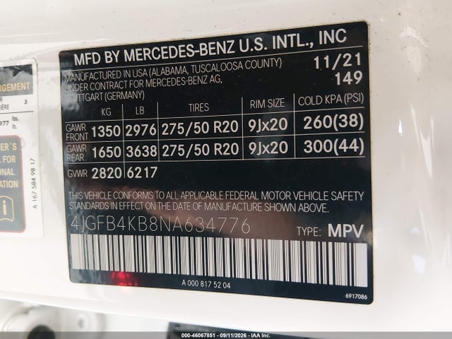2022 MERCEDES-BENZ GLE 350 4MATIC 9