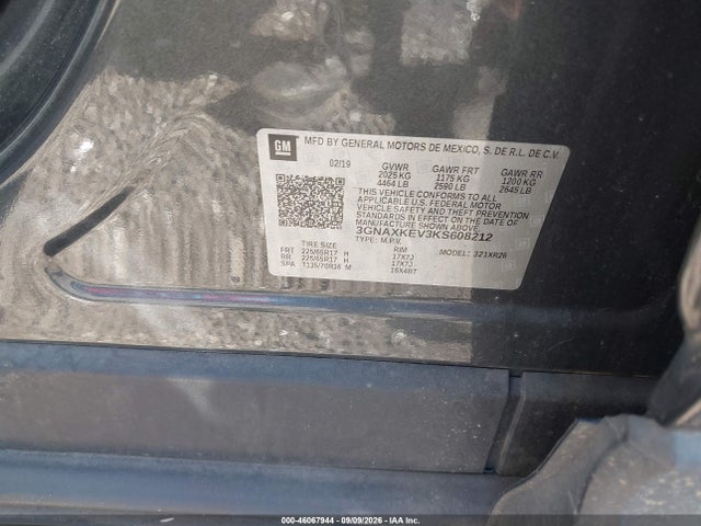 2019 CHEVROLET EQUINOX LT 9