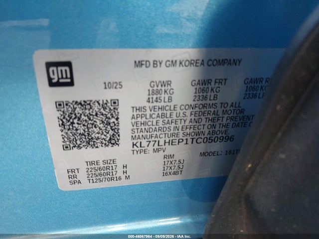 2026 CHEVROLET TRAX FWD LT 9