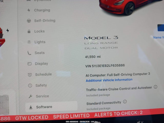 2020 TESLA MODEL 3 LONG RANGE DUAL MOTOR ALL-WHEEL DRIVE 15