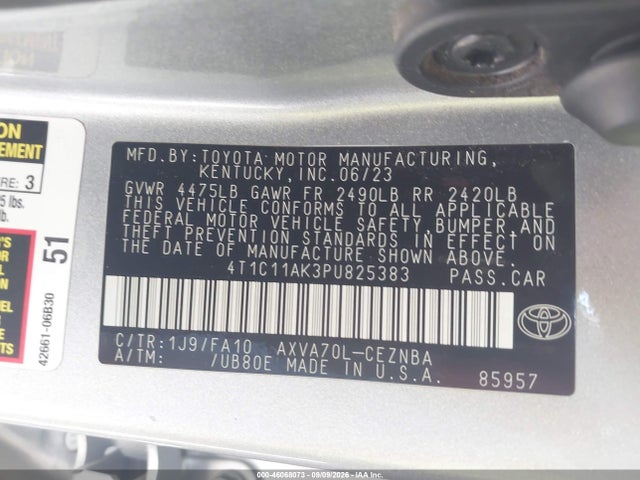 2023 TOYOTA CAMRY LE 9