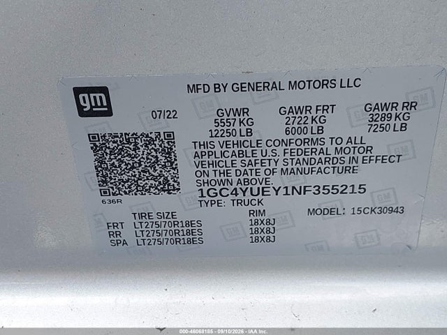 2022 CHEVROLET SILVERADO 3500HD 4WD LONG BED LTZ 9