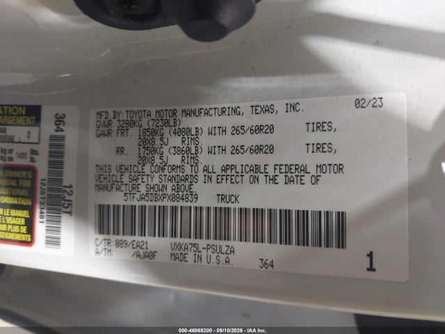 2023 TOYOTA TUNDRA CREWMAX LIMITED 9