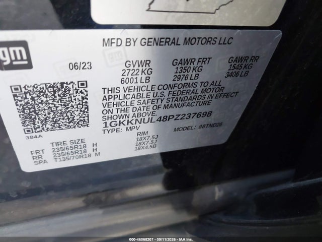 2023 GMC ACADIA AWD SLT 9
