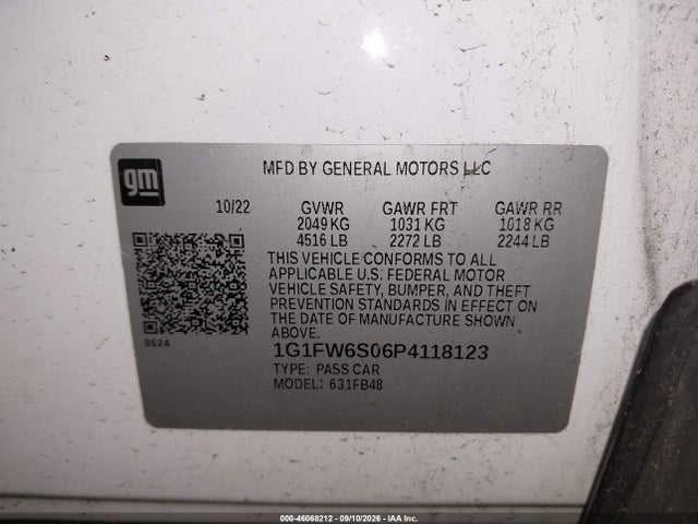2023 CHEVROLET BOLT EV FWD 1LT 9