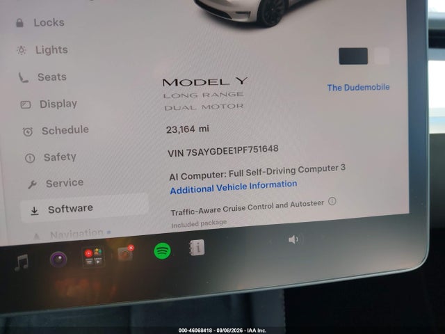 2023 TESLA MODEL Y AWD/LONG RANGE DUAL MOTOR ALL-WHEEL DRIVE 7