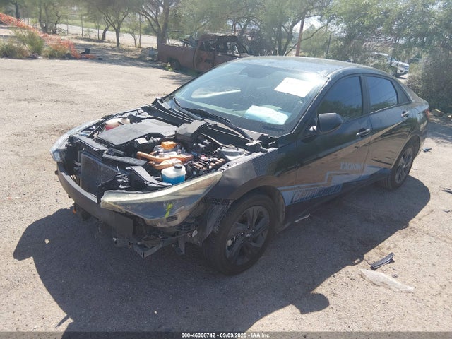 2023 HYUNDAI ELANTRA HYBRID BLUE 2