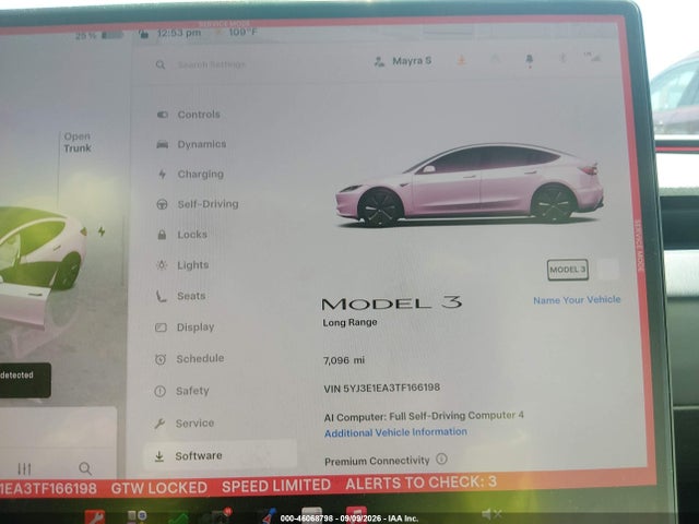 2026 TESLA MODEL 3 PREMIUM REAR-WHEEL DRIVE/REAR-WHEEL DRIVE 7