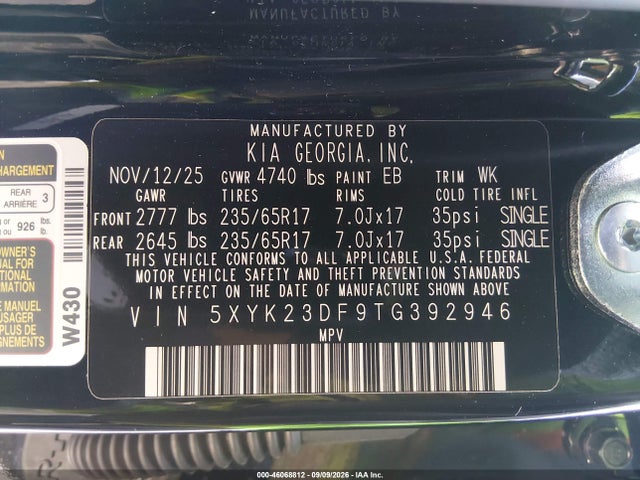 2026 KIA SPORTAGE LX 9