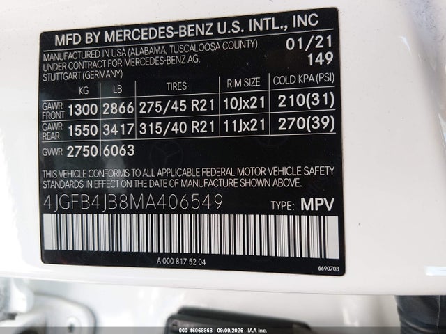 2021 MERCEDES-BENZ GLE 350 9