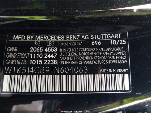 2026 MERCEDES-BENZ CLA 250 COUPE 9