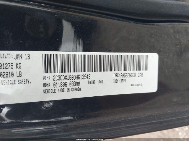 2013 Dodge CHARGER SXT photo 9