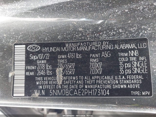 2023 HYUNDAI TUCSON SEL 9