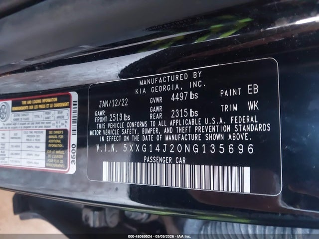 2022 KIA K5 LXS 9