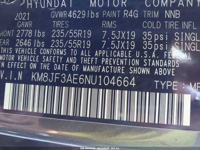 2022 HYUNDAI TUCSON XRT 9