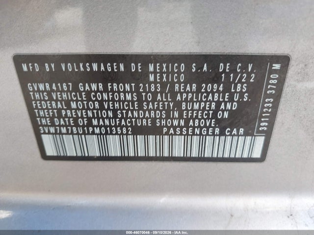 2023 VOLKSWAGEN JETTA 1.5T SE 9