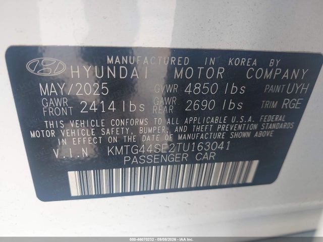 2026 GENESIS G70 3.3T RWD SPORT PRESTIGE 9