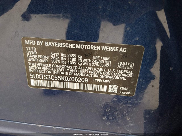 2019 BMW X3 M40I 9
