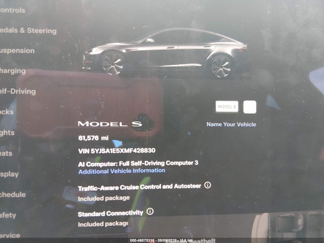 2021 TESLA MODEL S LONG RANGE DUAL MOTOR ALL-WHEEL DRIVE 7