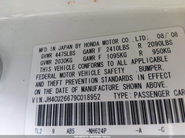 2009 Acura TSX 照片 9