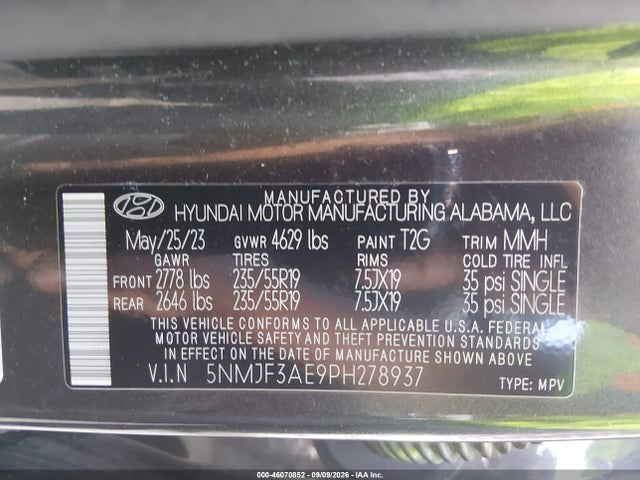 2023 HYUNDAI TUCSON SEL 9