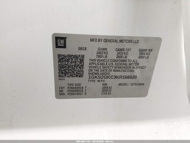 2019 GMC YUKON XL SLT 9