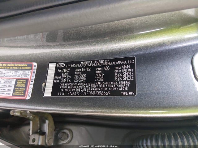 2022 HYUNDAI TUCSON SEL 9