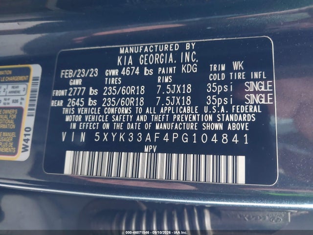 2023 KIA SPORTAGE EX 9