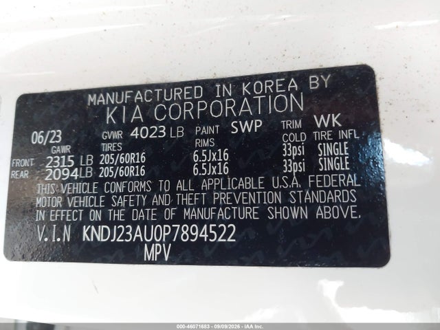 2023 KIA SOUL LX 9