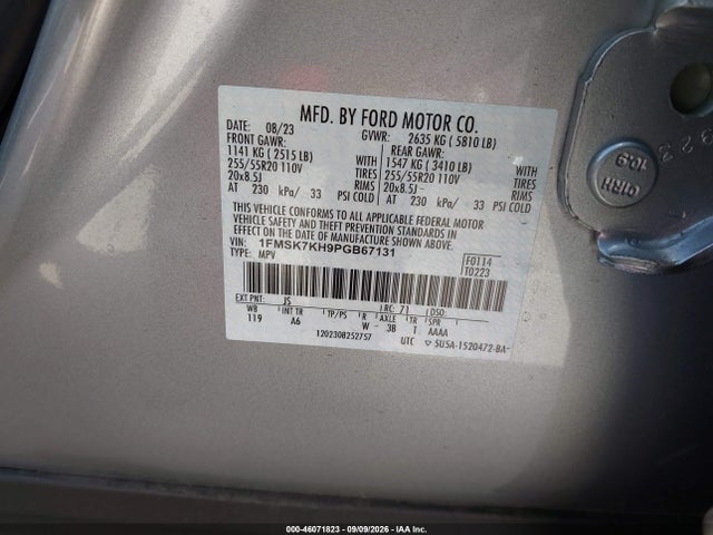 2023 FORD EXPLORER ST-LINE 9